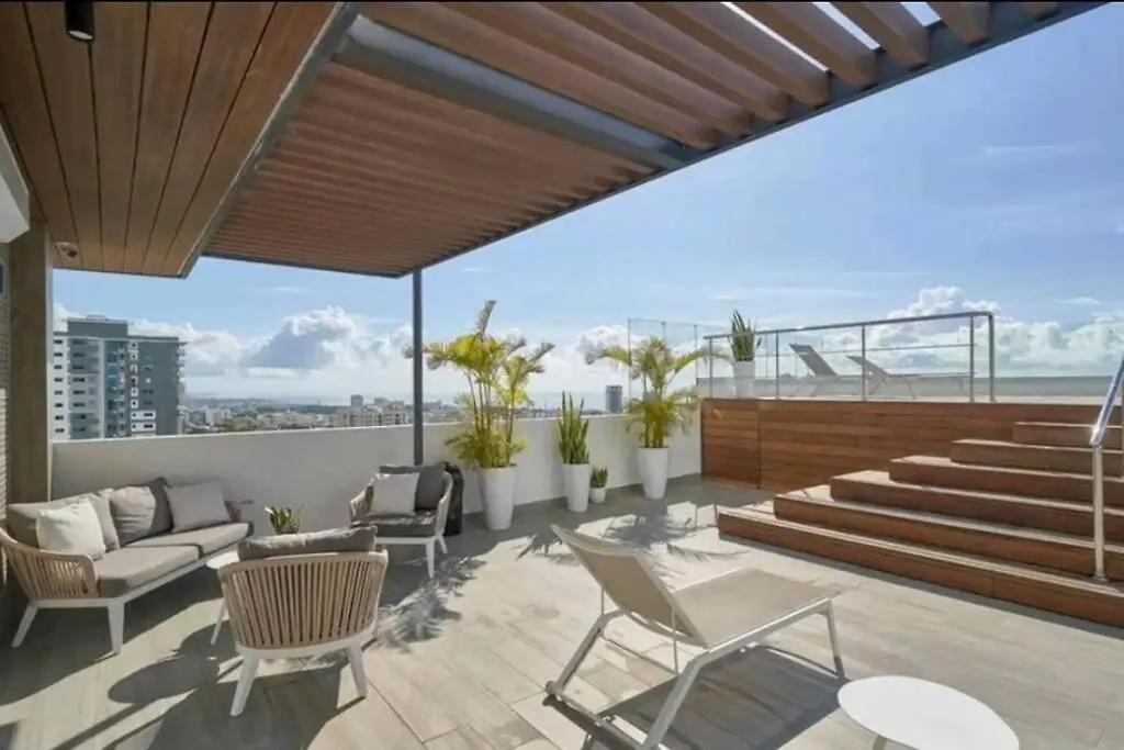 Apartmento En El Corazon De La Ciudad Con Piscina Infinita Y Vista Al Mar Santo Domingo 0*,