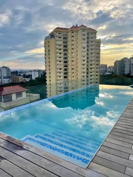 Apartmento En El Corazon De La Ciudad Con Piscina Infinita Y Vista Al Mar Santo Domingo Daire