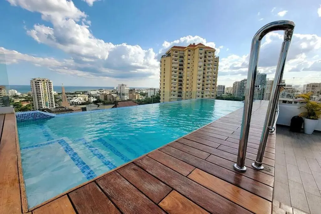 Daire Apartmento En El Corazon De La Ciudad Con Piscina Infinita Y Vista Al Mar Santo Domingo Dominik Cumhuriyeti